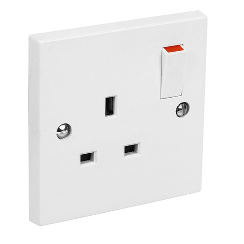 Switched Socket 1 Gang 13Amp CEDSSK1