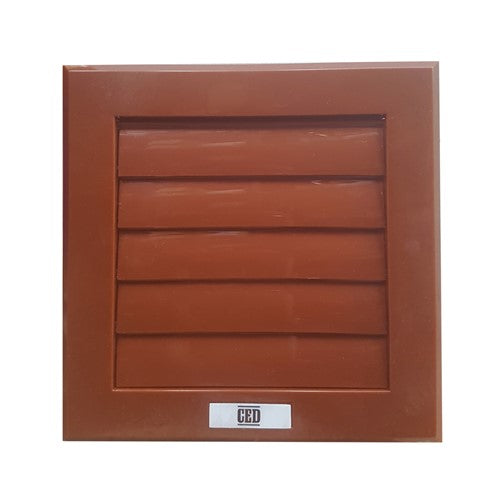 4" Wall Grill For Extractor Fans Brown XFG4B