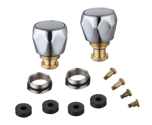 1/2" TAP CONVERSION KIT ROUND HEAD CHROME Item No. ACMWTCK