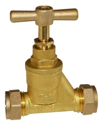 22mm BRITISH STANDARD STOP TAP COMPRESSION