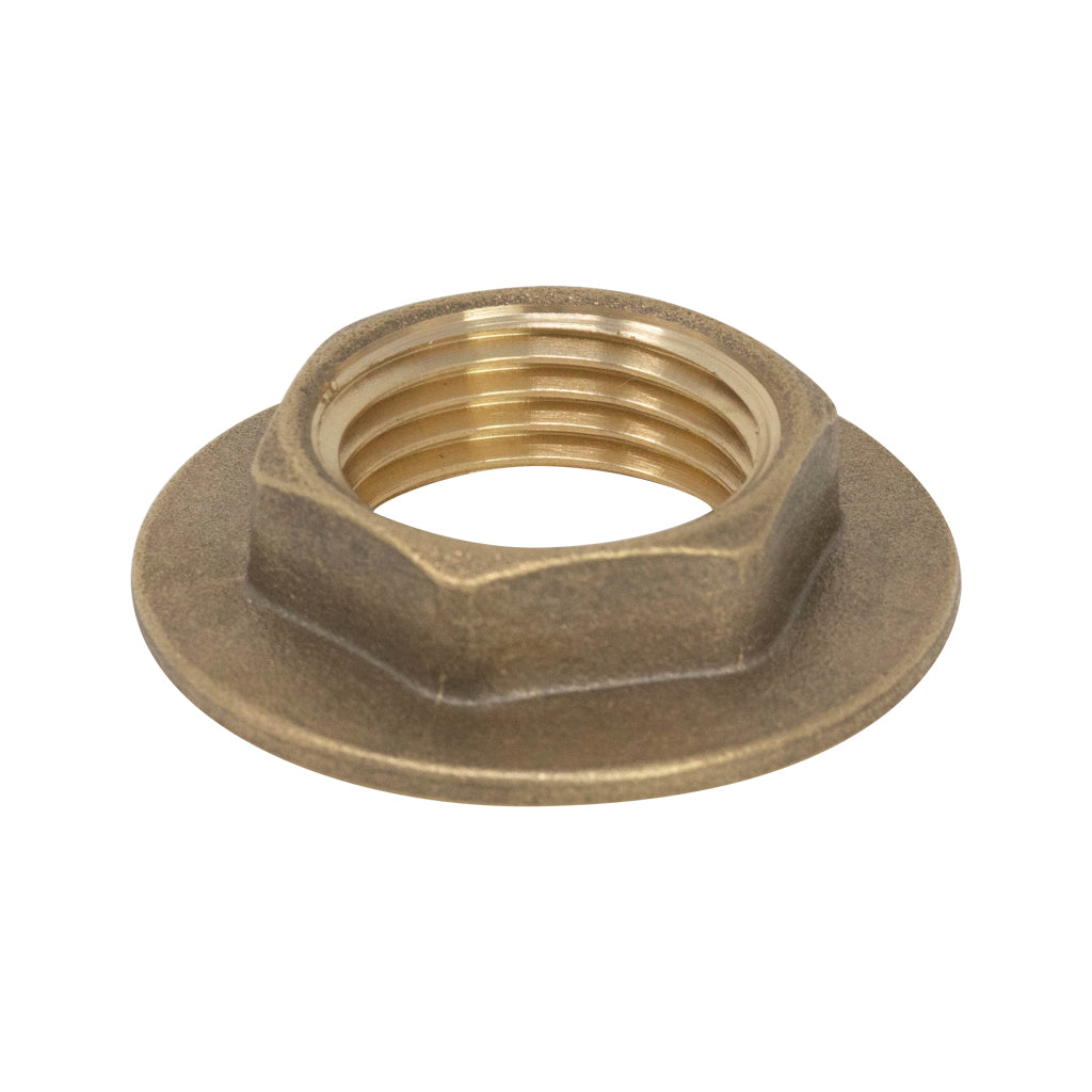 1 1/4" BRASS BACKNUT Item No. BRBACKNUT-G