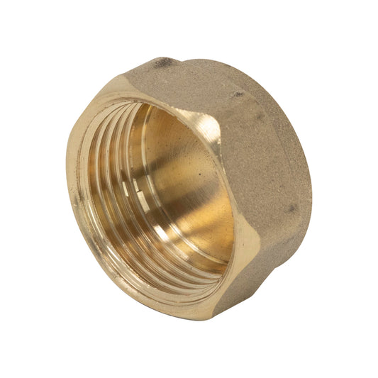 1/2" BRASS BLANKING CAP Item No. BRBC-D