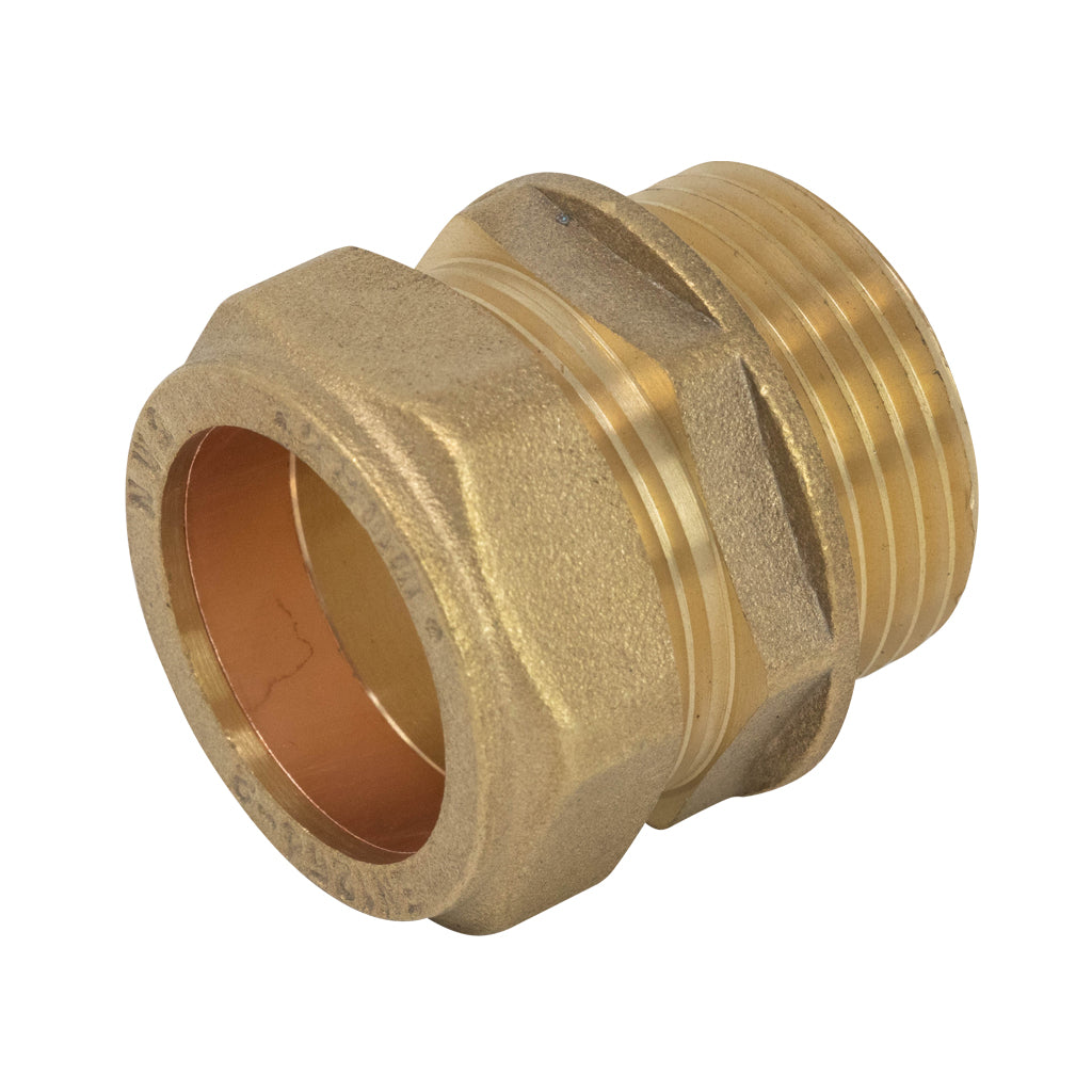COMPRESSION 15mm x 1/2" STRAIGHT CONNECTOR Item No. COSAM-15D