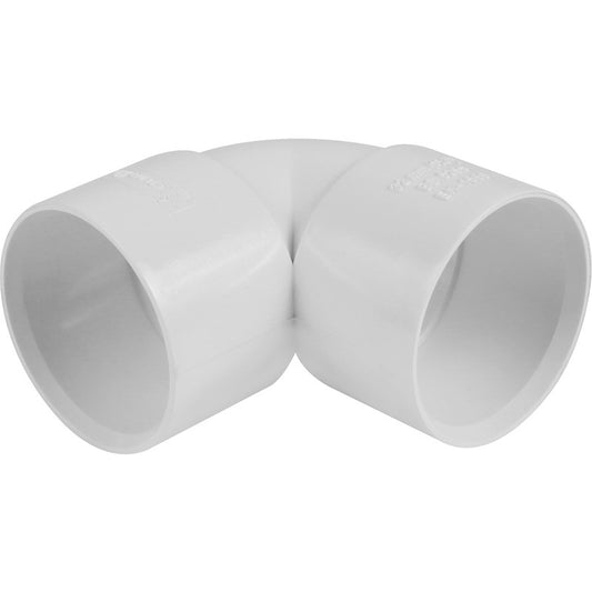 Solvent Weld Bend 90 degree 32mm White