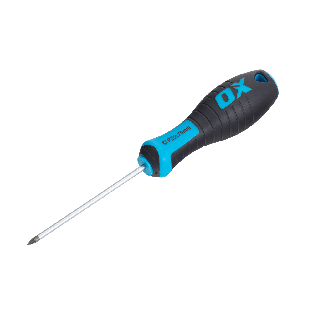 OX Pro Pozi Screwdriver PZ0 x 75mm