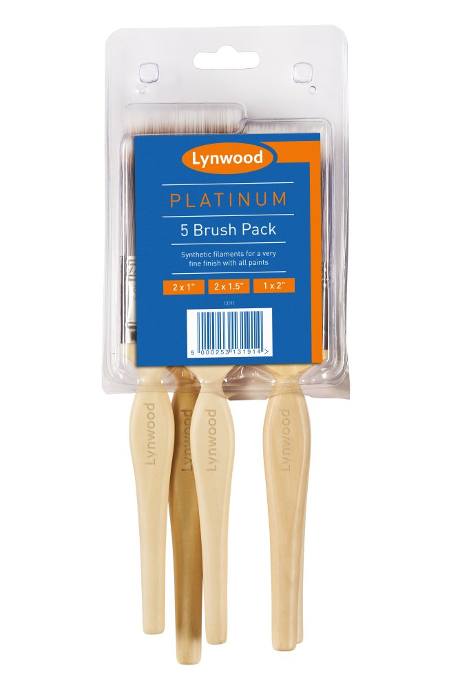 PLATINUM BRUSH SET - 5 PACK