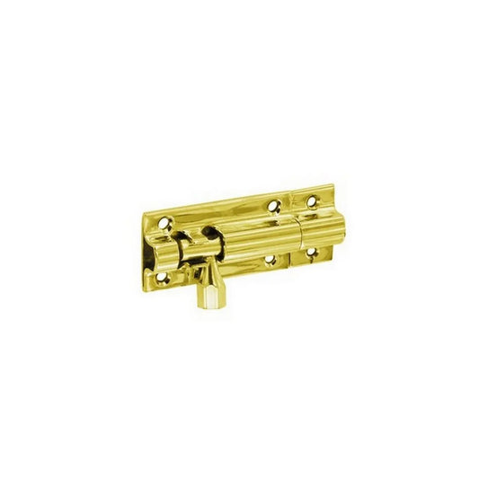 Securit S1523 Door Bolt Brass 1" Wide 63mm