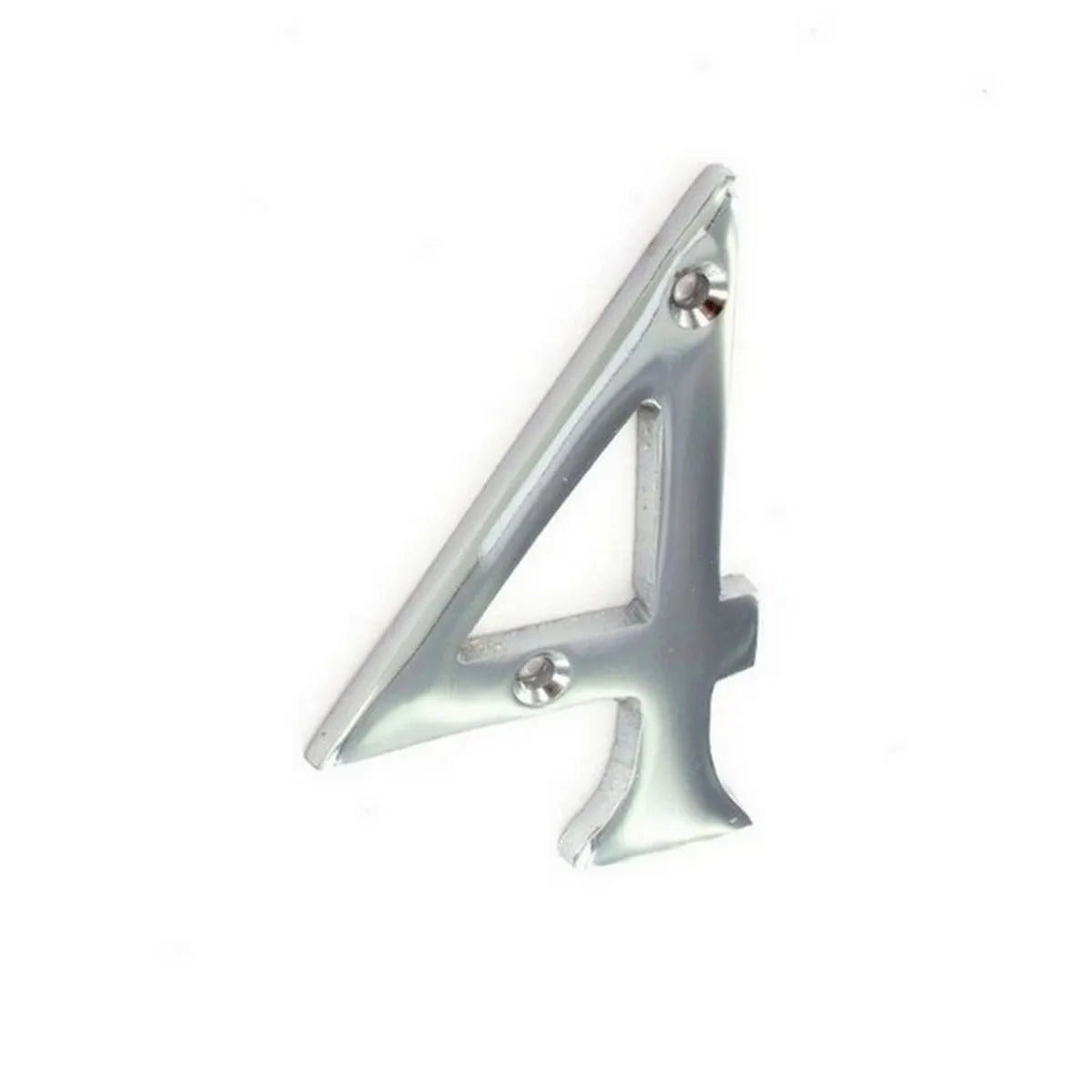 Securit S2964 Chrome Numeral No 4 75mm