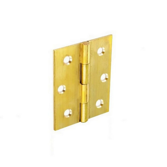 Securit S4202 Self Coloured Brass Butt Hinges 38mm 1 Pair