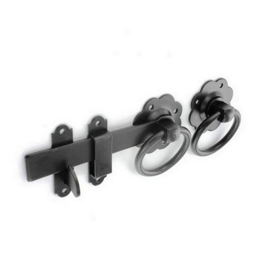 Securit S5136 Ring Gate Latch Black 150mm