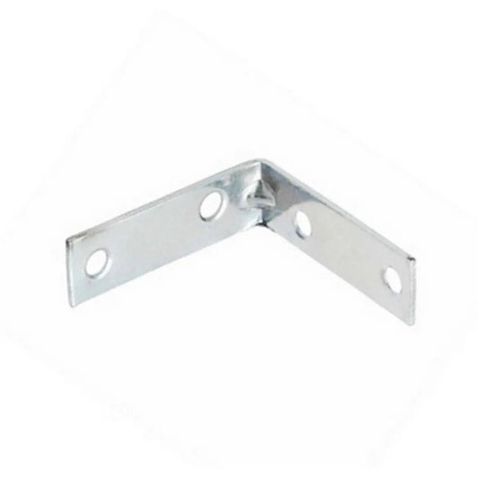 Securit S6713 Corner Brace Zinc Plated 50mm Card of 4