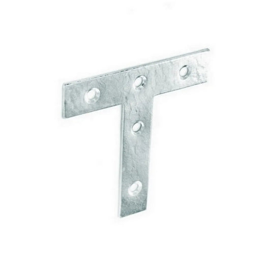 Securit S6729 Tee Plate Zinc Plated 75mm Card of 2