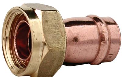 SOLDER RING 22mm x 3/4" STRAIGHT TAP CONNECTOR Item No. SRSTC-22E