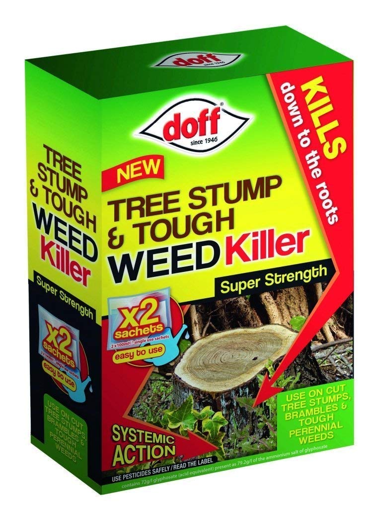 Doff Tree Stump & Tough Weedkiller 2 Sachet