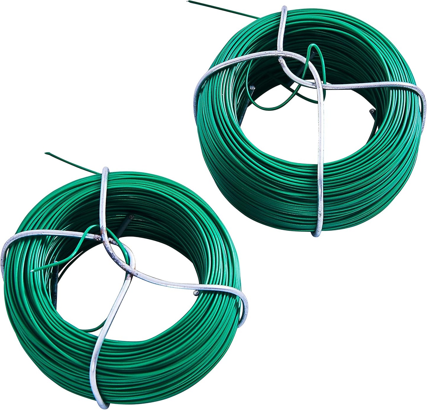 U4200 2 piece 50m plastic coated garden wire set